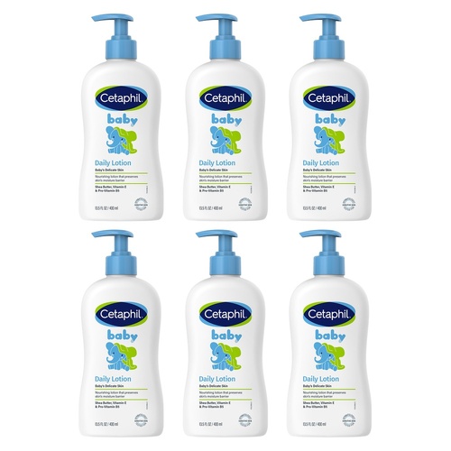 Cetaphil Baby Daily Lotion 400mL Pack of 6