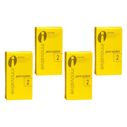 Innovative Perm System 2 for Coloured & Porous Hair 125mL Pack of 4