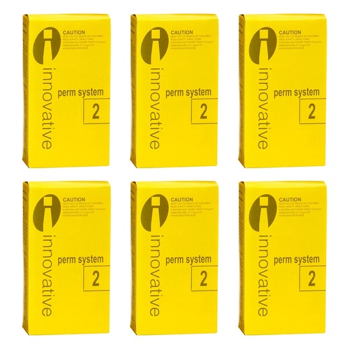 Innovative Perm System 2 for Coloured & Porous Hair 125mL Pack of 6