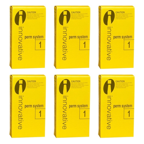 Innovative Perm System 1 for Normal & Naturally Dry Hair 125mL Pack of 6