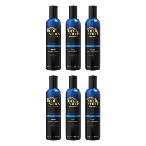 Bondi Sands Aero Ultra Dark Self Tanning Mousse 200g Pack of 6