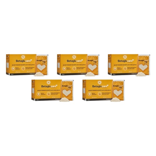 Betaglucare Oat Powder 14g x 28 Sachets Pack of 5