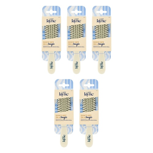 Lady Jayne Smooth and Knotless Detangling Brush Small Pack of 5