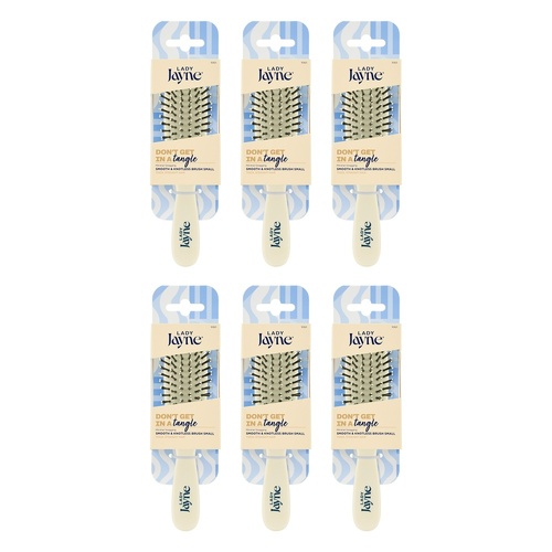 Lady Jayne Smooth and Knotless Detangling Brush Small Pack of 6