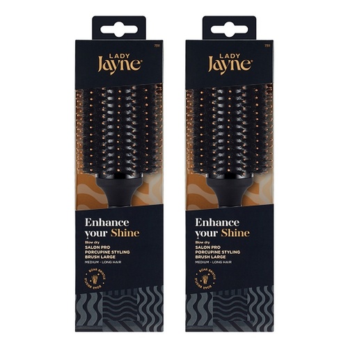 Lady Jayne Large Porcupine Radial Brush x 3 Bundle of 2