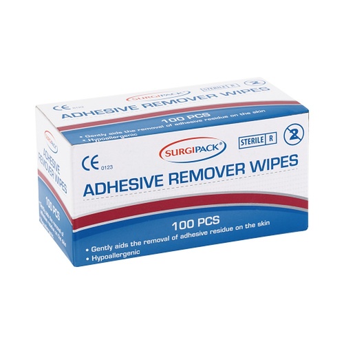 SurgiPack Adhesive Remover Wipes 100 Pack
