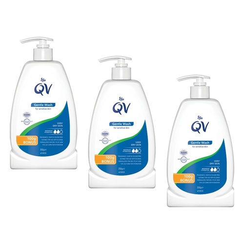 Ego Gentle Soap-Free Body Wash 350g Pack of 3