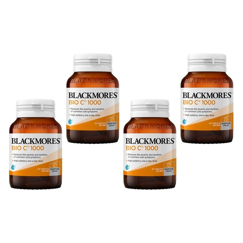 Blackmores Bio C 1000 62 Tablets Pack of 4