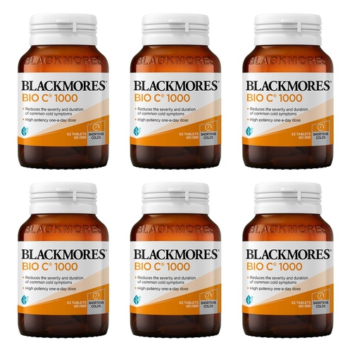 Blackmores Bio C 1000 62 Tablets Pack of 6