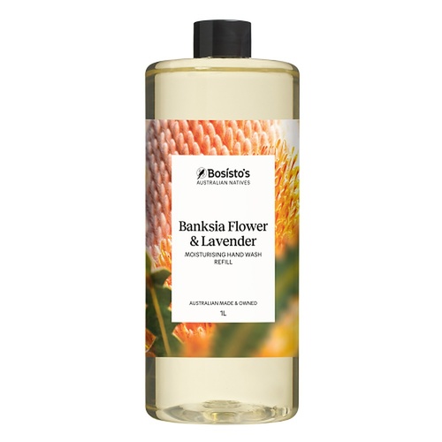Bosisto's Banksia Flower & Lavender Hand Wash Refill 1L x 3