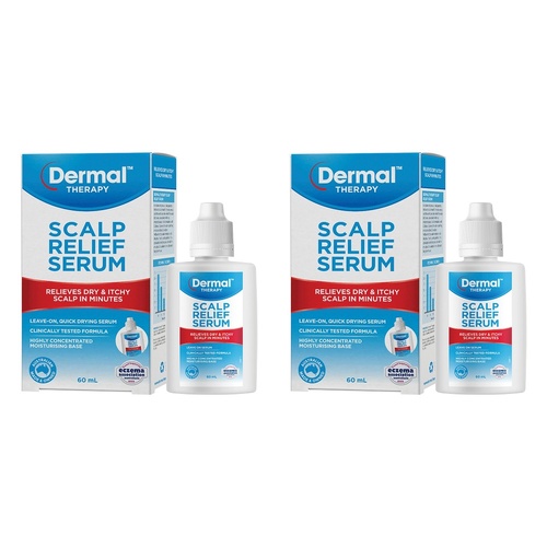 Dermal Therapy Scalp Relief Serum 60mL Pack of 2