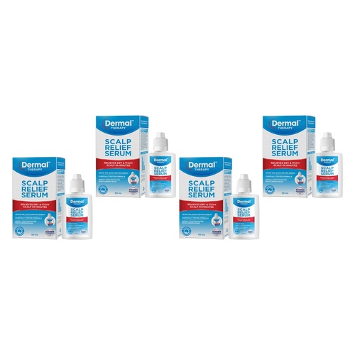 Dermal Therapy Scalp Relief Serum 60mL Pack of 4