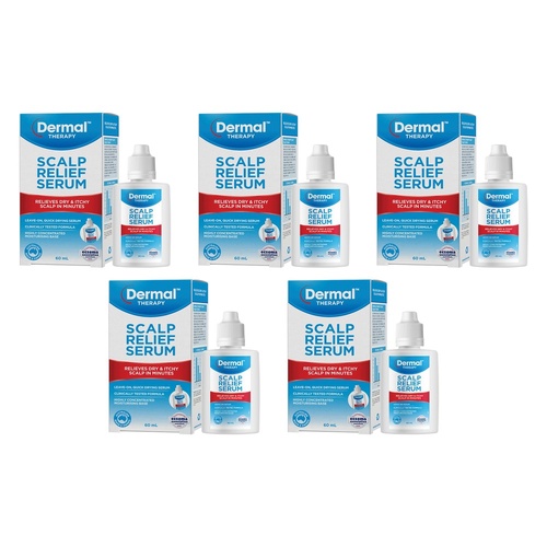 Dermal Therapy Scalp Relief Serum 60mL Pack of 5