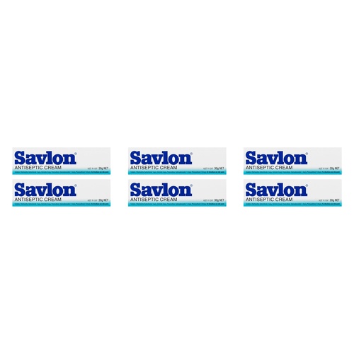 Savlon Antiseptic Cream 30g Pack of 6