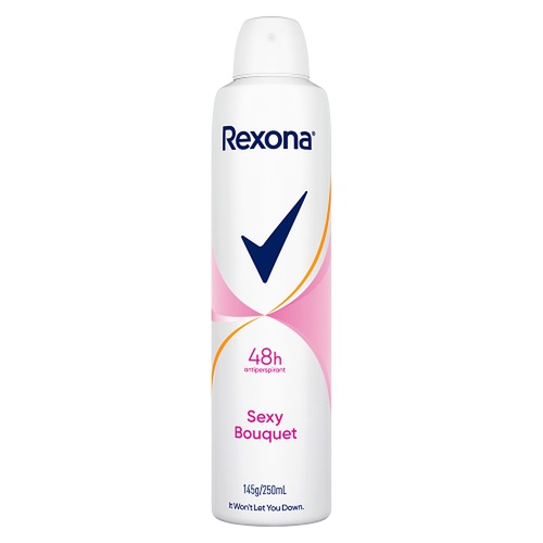 Rexona Antiperspirant Aerosol Deodorant Sexy Bouquet 250mL