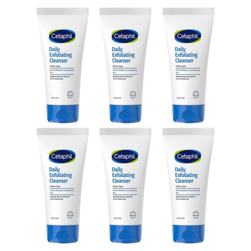 Cetaphil Daily Exfoliating Cleanser 178mL Pack of 6