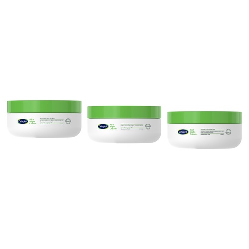 Cetaphil Rich Hydrating Night Cream with Hyaluronic Acid 48g Pack of 3