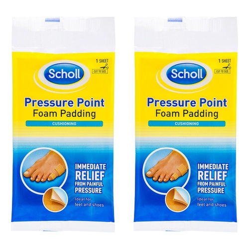 Scholl Pressure Point Foam Padding Pack of 2