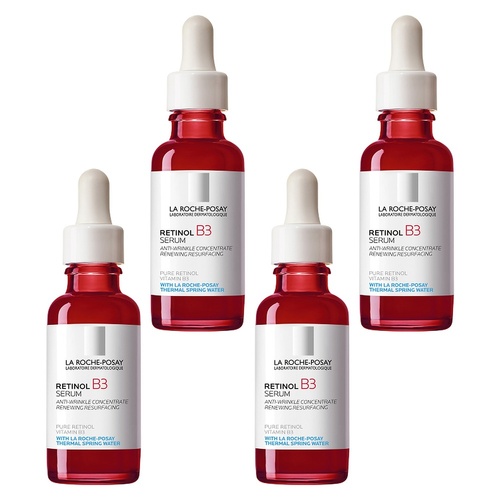 La Roche-Posay Retinol B3 Anti-Ageing Serum 30mL Pack of 4