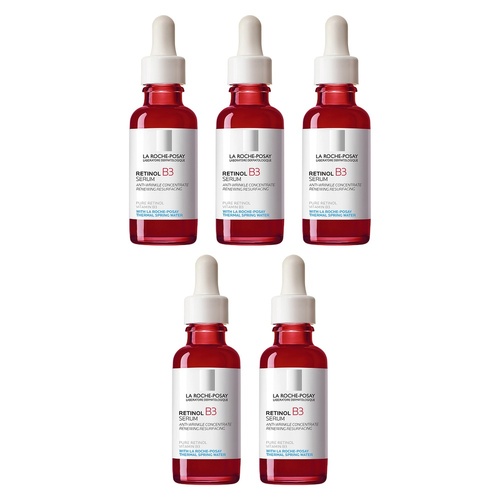 La Roche-Posay Retinol B3 Anti-Ageing Serum 30mL Pack of 5