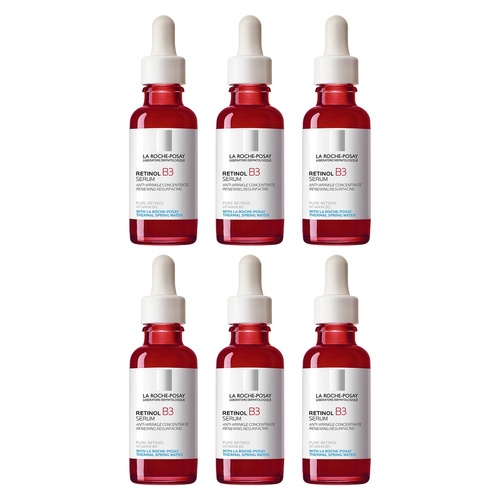 La Roche-Posay Retinol B3 Anti-Ageing Serum 30mL Pack of 6