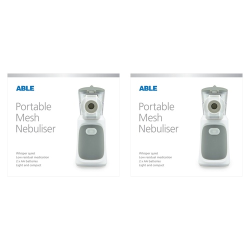 Able Portable Mesh Nebuliser Pack of 2