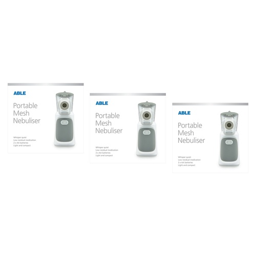 Able Portable Mesh Nebuliser Pack of 3