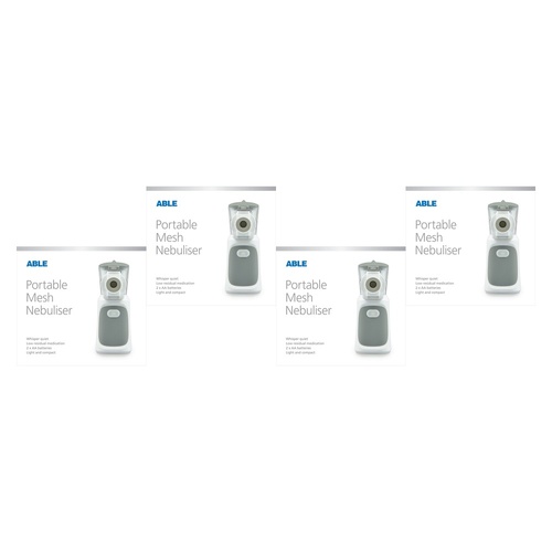 Able Portable Mesh Nebuliser Pack of 4