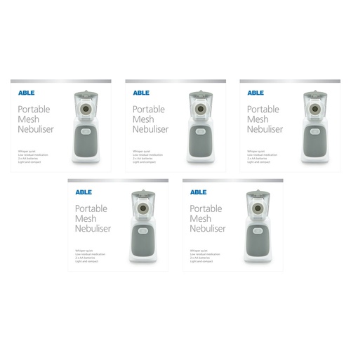 Able Portable Mesh Nebuliser Pack of 5