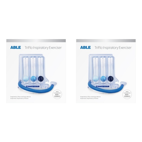 Able TriFlo Inspiratory Exerciser Pack of 2