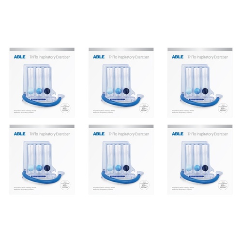 Able TriFlo Inspiratory Exerciser Pack of 6