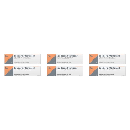 Ego Egoderm Ointment 50g Pack of 6