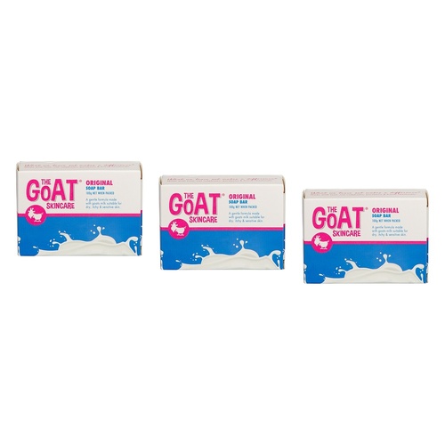 The Goat Skincare Soap Bar 100g x 12 Bundle of 3