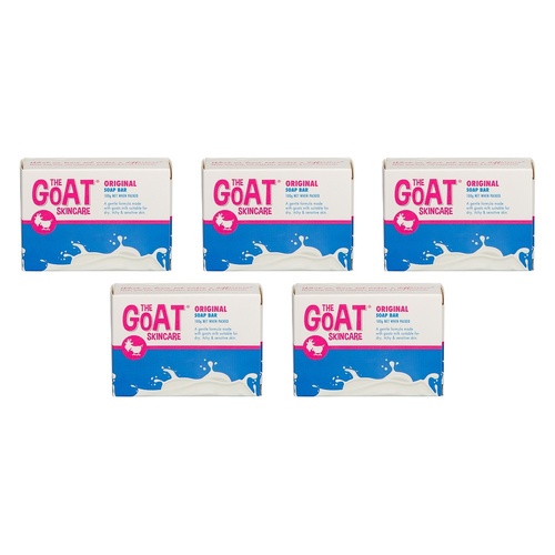 The Goat Skincare Soap Bar 100g x 12 Bundle of 5
