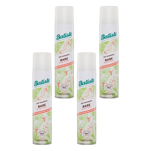 Batiste Bare Dry Shampoo 200mL Pack of 4