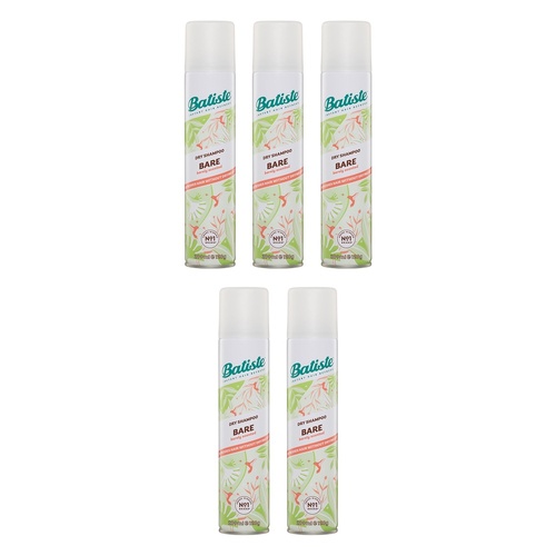Batiste Bare Dry Shampoo 200mL Pack of 5