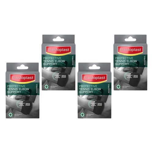 Elastoplast Sport Tennis Elbow Support Black Pack of 4
