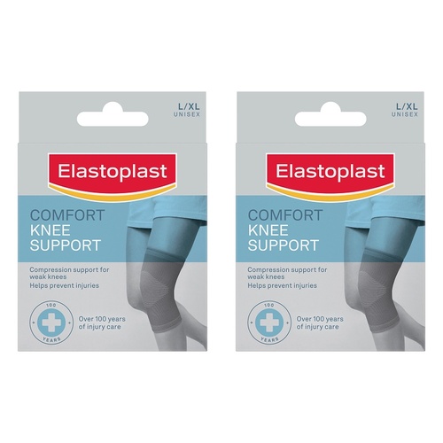 Elastoplast Comfort Knee Support Large/Extra Large Pack of 2