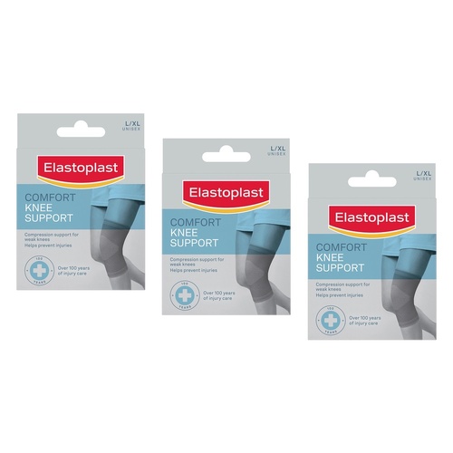 Elastoplast Comfort Knee Support Large/Extra Large Pack of 3