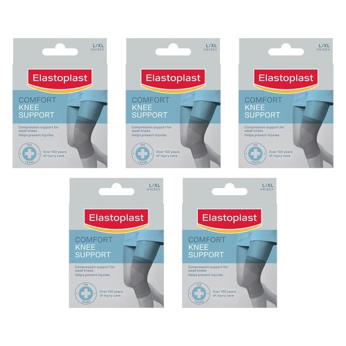 Elastoplast Comfort Knee Support Large/Extra Large Pack of 5