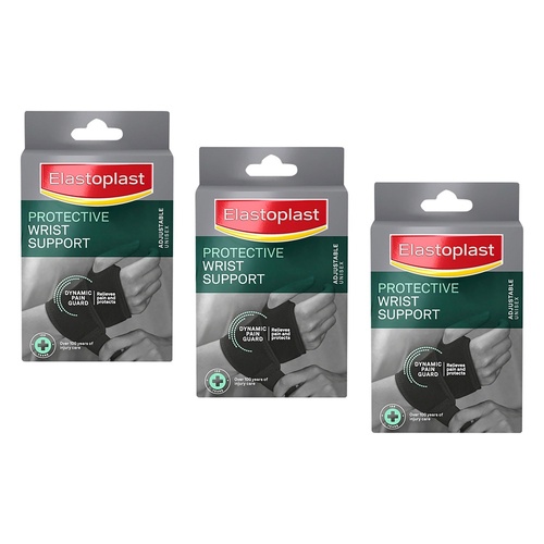 Elastoplast Adjustable Wrist Support Pack of 3