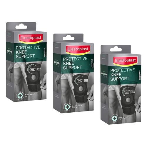 Elastoplast Sport Adjustable Knee Support Pack of 3