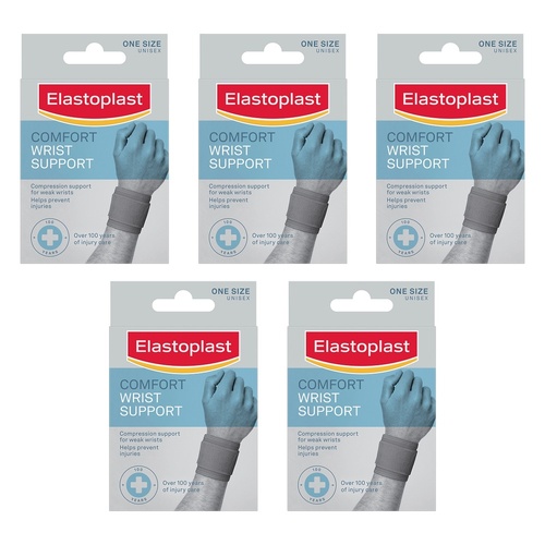 Elastoplast Comfort Wrist Support Pack of 5