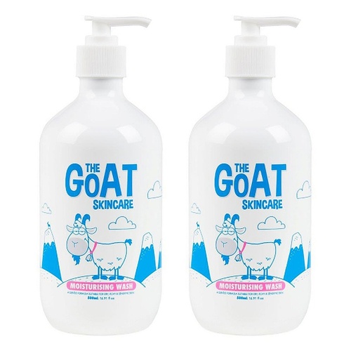 The Goat Skincare Moisturising Wash 500mL Pack of 2