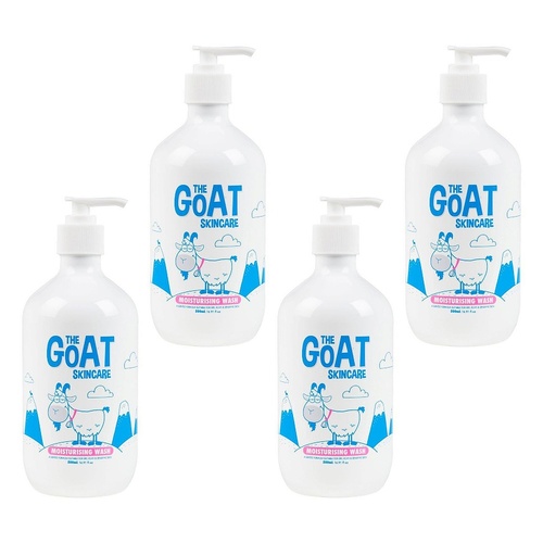 The Goat Skincare Moisturising Wash 500mL Pack of 4