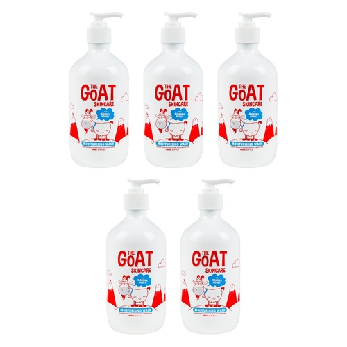 The Goat Skincare Moisturising Wash with Manuka Honey 500mL Pack of 5
