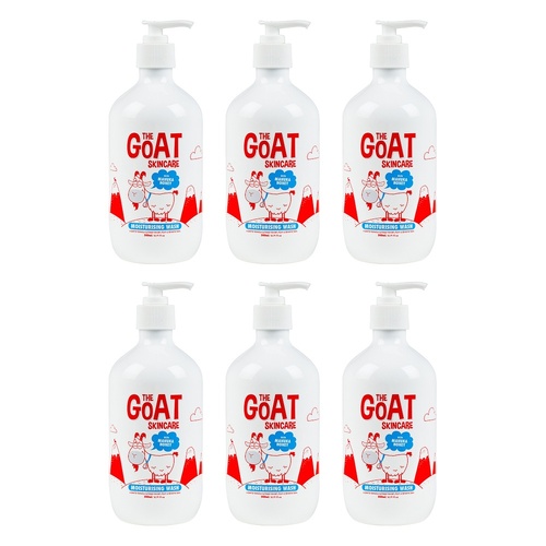 The Goat Skincare Moisturising Wash with Manuka Honey 500mL Pack of 6