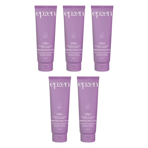 EpZen Magnesium Body Lotion Relax 100mL Pack of 5