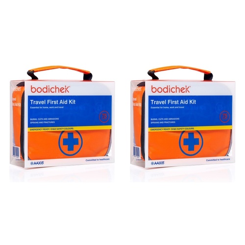 Bodichek First Aid Kit 75 Piece Set Pack of 2