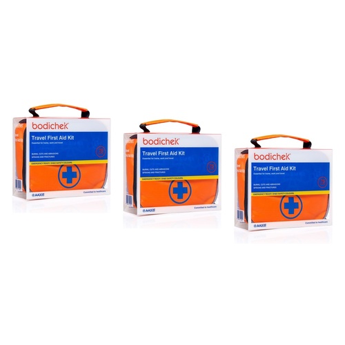 Bodichek First Aid Kit 75 Piece Set Pack of 3